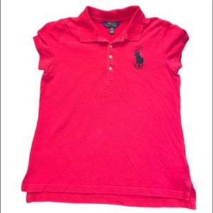 POLO RALPH LAUREN ❤️🐴 girl’s polo EUC Size 12/14